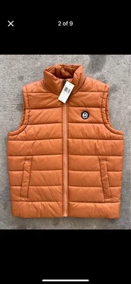 Michael Kors Men’s Puffer Vest in Orange Spice - NWT - Size Medium! - Image 1 of 4