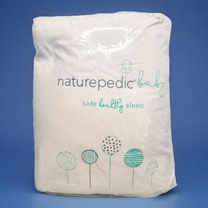 NEU! Naturepedic Bio Kinderbett Matratzenbezug Auflage Wasserdicht Neu mit Etikett Versand KOSTENLOS! - Bild 1 von 5