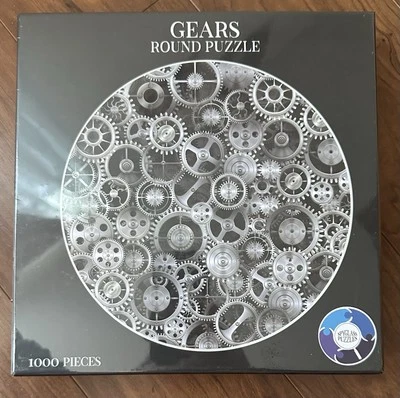 Rompecabezas GEARS Redondo 1000 Piezas Rompecabezas Spyglass SELLADO 26.6" Redondo Foto 1 de 4
