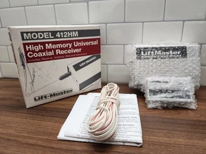 Liftmaster 412HM Universal Coaxial Receiver for Gate & Garage Door Opener NOS - Picture 1 of 4