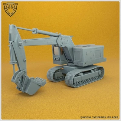 JCB 7 - Excavator - for model railway & collectibles vintage british model kit - Image 1 of 4