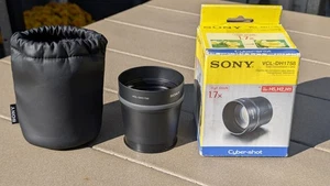 Sony Cyber-shot VCL-DH1758 Tele Conversion Lens in Box 1.7x - Picture 1 of 10