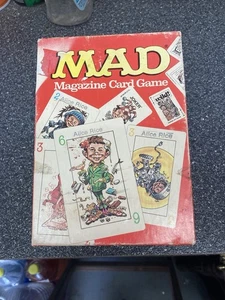 Mad Magazine Card Game Vintage 1980 No. 724 Parker Brothers Rules College Dorm - Picture 1 of 4