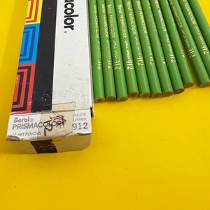 12 BEROL PRISMACOLOR Eagle Kunststifte, #912 Apfelgrün mit Box ~ NEU ~ Neu im Karton ~ dick - Bild 1 von 10