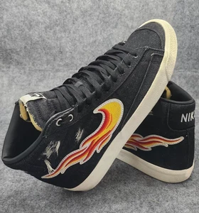 Nike Blazer Mid Cleveland Rocks Black DQ7635-001 Men's Shoes Sz 9.5 - Picture 1 of 11