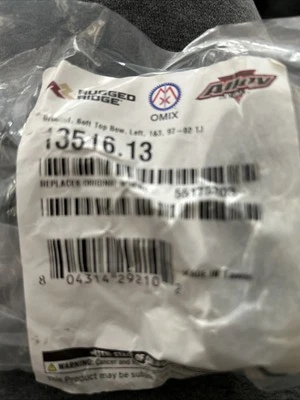 Soporte de arco superior blanda izquierdo Omix 1&3 97-02 para Jeep® para Wrangler TJ 13516.13  Foto 1 de 4