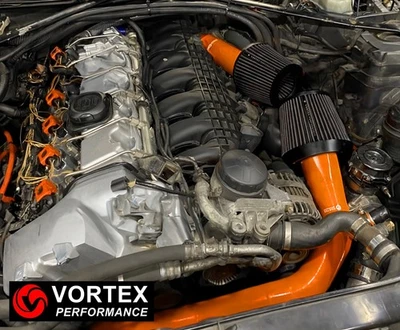 Tubo de admisión 2" BMW N54 135i 335i 335Xi 335is 535i Z4 entradas NARANJA BKAF V3 Foto 1 de 4