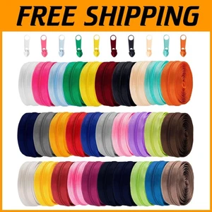 Tailoring Supplies, 30 Color Zippers - Picture 1 of 8