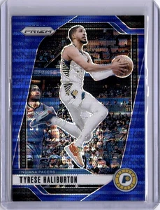 Tyrese Haliburton 2024-25 Panini Prizm Blue Pulsar/99 Pacers - Imagen 1 de 2