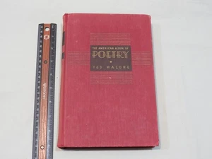 Vintage 1938 The American Album of Poetry, Ted Malone, Signed, with Letter - Foto 1 di 7