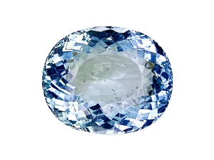 8.23CTS Blue natural aquamarine oval cut loose gemstones see video - Picture 1 of 3