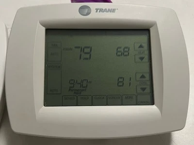 Three 3x TRANE TCONT802AS32DAA Touchscreen Programmable Thermostat 3HEAT/2COO - Image 1 of 4