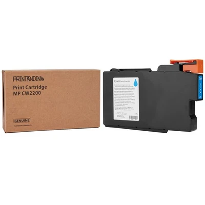 Genuine Ricoh MP CW2200 Cyan Ink Cartridge | High Yield 120ml | 2-Yr Warranty - Image 1 of 4