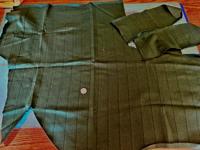 Resistente Navidad Verde Sudadera Tela Piezas Fuera de Stock Foto 1 de 2