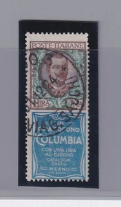 Italia Regno 1924: Pubblicitari - L.1 bruno verde e azzurro 'Columbia (369/s13) - Picture 1 of 2