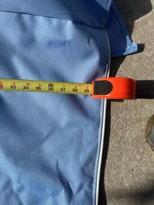 Tela toldo lona azul bebé 39”x 112” Foto 1 de 2