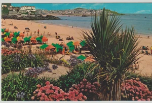 PORTHMINSTER BEACH, ST. IVES, CORNWALL ENGLAND VINTAGE POSTCARD 2P21 UNPOSTED - Picture 1 of 2