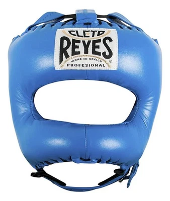 Arnés de Boxeo Cara Completa Azul Cleto Reyes Protector de Cabeza Sparring Hecho en MÉXICO Foto 1 de 3