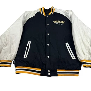 Vintage Reebok Pittsburgh Steelers Reversible Jacket - Picture 1 of 9