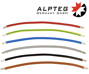 Verdrahtungsbrücke Kabelbrücke H07V-K 6/10/16mm² ALPTEG diverse Längen & Farben - Picture 1 of 10