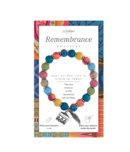 NEW JILZARA Clay Beads CHARM REMEMBRANCE MESSAGE BOX MULTI COLOR Bracelet - Picture 1 of 3