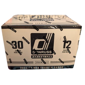 2024-25 PANINI DONRUSS BASKETBALL CARDS SEALED VALUE PACK/CELLO BOX (12 PACKS) - Picture 1 of 4