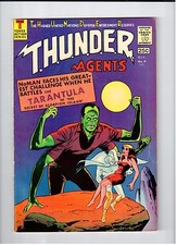 Tower Comics THUNDER AGENTS #9 Wood Art 1966 FN/VF Vintage Comic