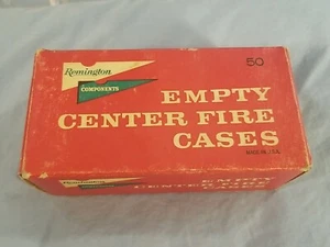 EMPTY Vintage Remington Magnum 357 UNPRIMED Center Fire Cases Box EMPTY - Picture 1 of 8