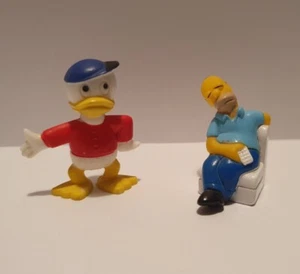 Die Simpsons Homer Figur Jahr 1991 & Ducktales Tick Trick Track - Bild 1 von 6