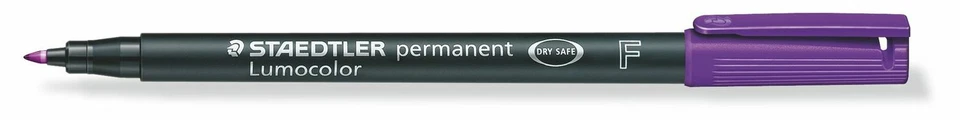 LUMOCOLOR 318-6- UNIVERSALSTIFT - PERMANENT - F - VIOLETT - STAEDTLER # NEU OVP - Bild 1 von 1