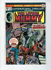 SUPERNATURAL THRILLERS # 15 (THE LIVING MUMMY, Cents Issue, OCT 1975) VF