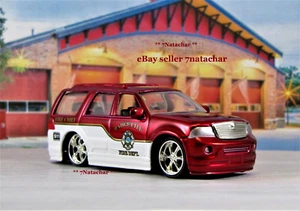 Lincoln Navigator Fire Chief 1998-2006 paseo aéreo Hot Rod Wheels camión bajo U - Imagen 1 de 8