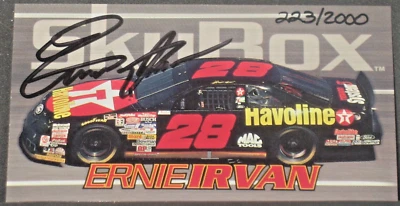 Ernie Irvan 1994 Skybox International Autograph #S1 w/ Certificate Authenticity - Image 1 of 3