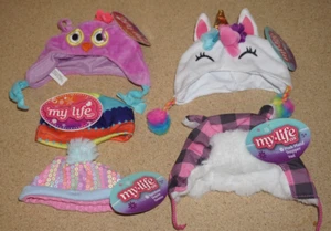 (5 Lot) My Life As Hat For Doll Furry Winter Summer Fun Cute Accessories - Picture 1 of 7