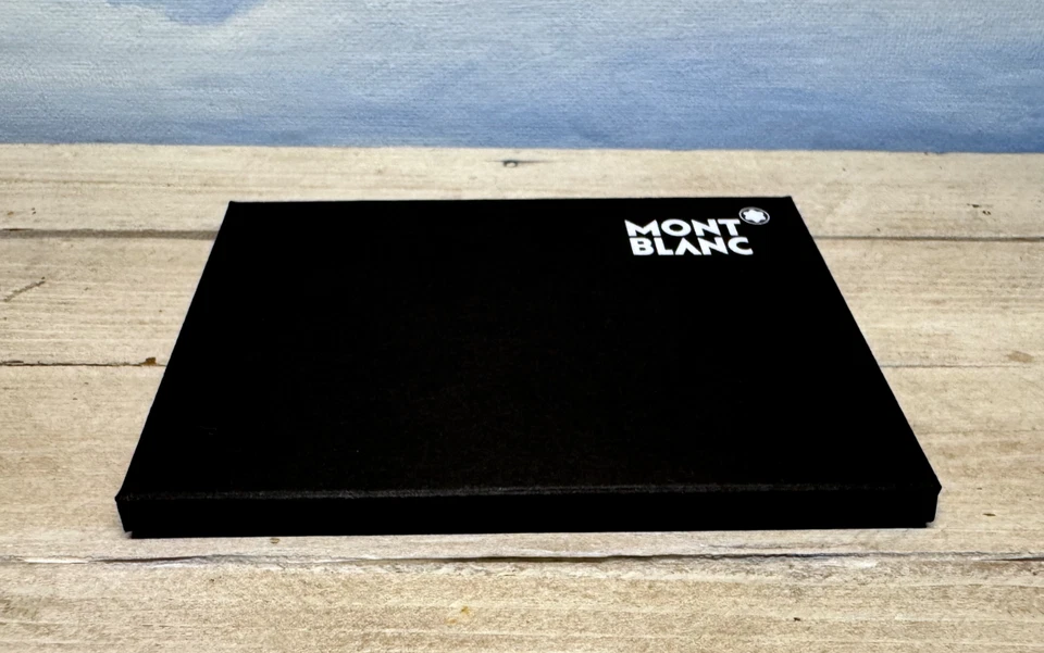 Tarjetero de visita de cuero MONTBLANC 4060425 coñac/tostado hecho en Italia Foto 1 de 4