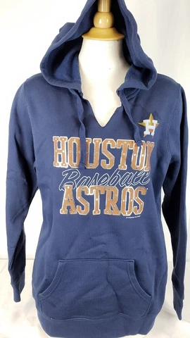 Brand New VF Imagewear Houston Astros MLB Women's Hooded Sweatshirt -Size Medium Cover