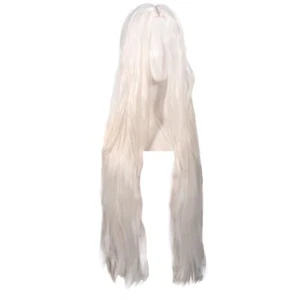 Lotacos Parrucca Lunga Anime Cosplay Halloween Sintetica - 27,5" Bianco - Foto 1 di 4