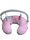Reversible Boppy Nursing Pillow with Toy Attachment and Positioner - Pink
