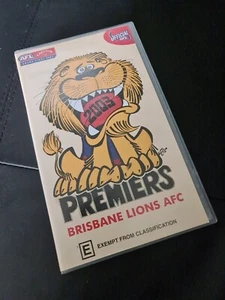 BRISBANE LIONS v COLLINGWOOD 2003 GRAND FINAL PREMIERS VIDEO VHS NOT DVD AFL VFL - Bild 1 von 2