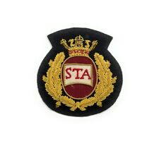 Cap Badge STA Crown wreath  MERCHANT NAVY R343