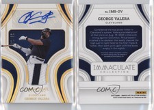 2023 Panini Immaculate Materials Signatures Prime /25 George Valera #IMS-GV Auto