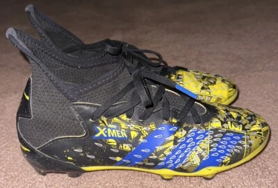 Adidas x Marvel Predator Freak 3 FG Kids 3.5 Soccer Cleats X-Men EU 35.5 - Image 1 of 4