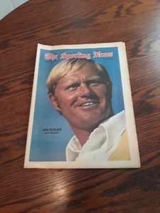AUGUST 28,1971-THE SPORTING NEWS-GOLF GREAT JACK NICKLAUS(MINT) - Picture 1 of 1