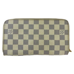 LOUIS VUITTON Damier Azur Zippy Organizer N60012 purse Zip Around Zippy Wallet - Picture 1 of 10