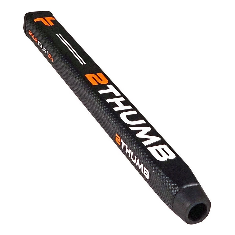 2Thumb Golf Putter Grip - Snug Tour 24 Black - Replacement Grip +FREE Tape - Image 1 of 1
