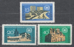 BULGARIA 1967 SC#1585/87 MNH** set, International Tourist Year, 1967. - Bild 1 von 1