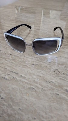 Vintage Sunglasses Versace Italy Sugared Silver Metal MOD 2044 1060/8G 54017 130 - Image 1 of 4