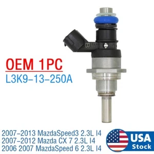 OEM Fuel Injectors L3K9-13-250A E7T20171 For Mazda Speed 3 6 CX-7 Turbo 2.3L - Picture 1 of 4