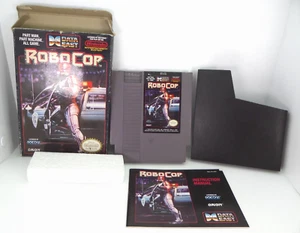 De colección NES RoboCop Nintendo Videojuego Datos Este CIB con Caja + Folleto NO PROBADO - Imagen 1 de 21