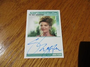 Star Trek TNG Portfolio Prints Series 2 Samantha Eggar / Marie Picard Autograph - Picture 1 of 1
